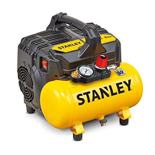 Stanley 100/8/6 Silent Air Compressor DST 100/8/6SI, 750 W, 230 V, Flüsterkompressor