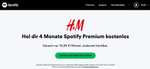 SPOTIFY Premium 4 Monate kostenlos für H&M Member (Neukunden)