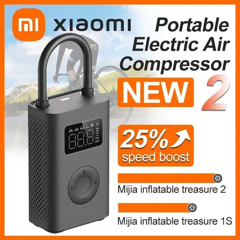 Günstiger als gedacht: Xiaomi Portable Electric Air Compressor 2 lieferbar  - kostet weniger als Luftkompressor 1S im Mi Store