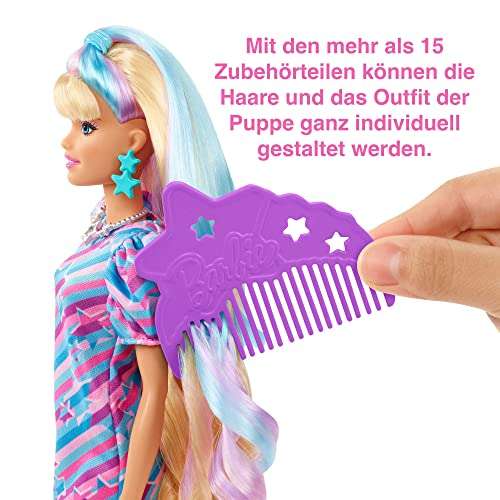 Barbie Totally Hair Puppe - Spielzeug für Kinder ab 3 Jahren