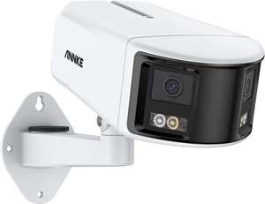 Annke FCD600 Überwachungskamera (2 Objektive für 180°, 3632x1632@20fps, PoE, Farb-Nachtsicht, KI-Bewegungserkennung, Audio, microSD, ONVIF)