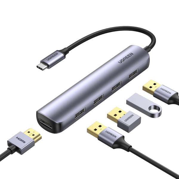 UGREEN USB C Hub mit USB 3.0 und HDMI Adapter USB C