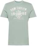 TOM TAILOR LOGO TEE - T-Shirt print / Denim T-Shirt in Rot je 5,99€ Gr XXS bis XXL (Zalando/Prime)