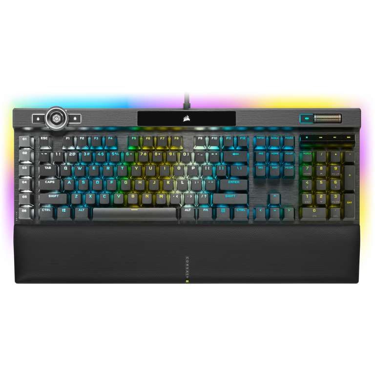 Corsair Easter-Bundle M65 ELITE RGB Maus, K100 RGB OPX-Switch Tastatur und VIRTUOSO RGB WIRELESS Headset