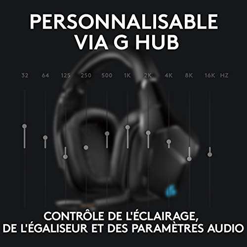 [WHD Wie Neu] Logitech Headset G935, Stereo-Headset mit Mikrofon