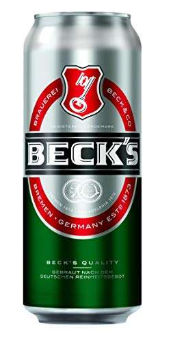 [Amazon Prime] BECK'S Pils Dosenbier, 24 × 0,5 Liter – 0,71€ pro Stück – direkt an die Haustür