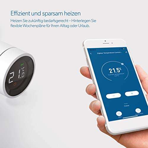 Unitec 30945 Smart Heizkörper-Thermostat Starter Set 2+1
