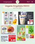 Vegane Angebote im Supermarkt & vegan Sammeldeal (KW31 31.07. - 06.08.)
