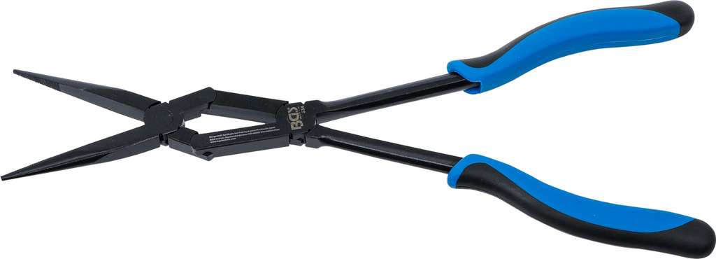 Pince Acier Poignée Isolée BGS 71006 – Pince à Colliers De Serrage Double Articulation – Longueur 430 Mm, Ouverture 50 Mm Pince Isolation Poignée
