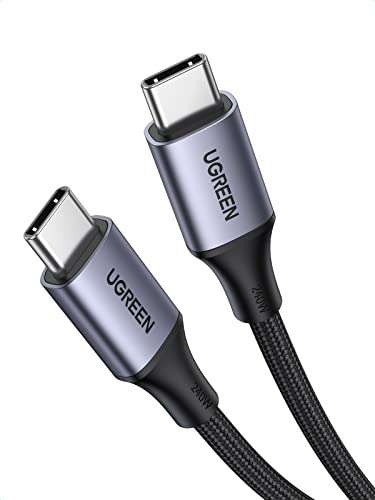 [Amazon Prime] UGREEN 240W USB-C auf USB-C Ladekabel Power Delivery 3.1 (2M)