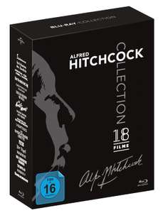 Alfred Hitchcock 18 Filme Collection (18x Blu-ray) Saboteure / Bei Anruf Mord / Vertigo / Psycho / Die Vögel / Marnie / Topas / Frenzy / uvm