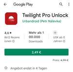 (-50%) Twilight Pro Unlock (Google Play store | Android App)