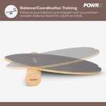 [Neuer Preis] Surf Balance Board Holz/Balance Skateboard inkl. Rolle