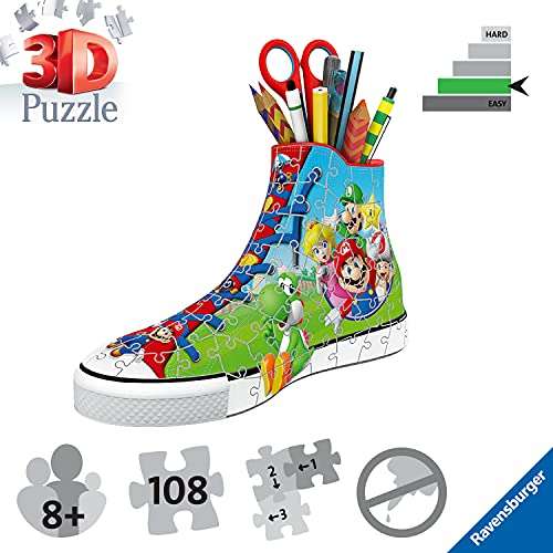 Ravensburger 3D Puzzle Sneaker, Super Mario-Stiftehalter für 7,99€ (Prime)
