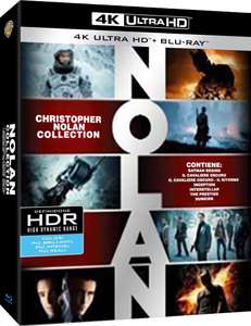 Christopher Nolan Collection 4K 19 Discs (7 Blu-Ray 4K UHD + 7 Blu-Ray + 5 DVD) für 42.77€ (Amazon.es)