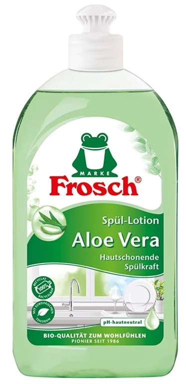 Frosch Aloe Vera Spül-Lotion, sensitives Handgeschirrspülmittel, sehr gute Hautverträglichkeit, 500 ml (Prime Spar-Abo)