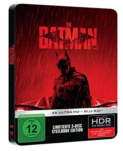 The Batman, Spider-Man No Way Home Amazon limitierte exlusive 4 K Blu-ray Steelbook wieder verfügbar