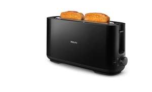 [17,60€ mit CB] Philips Toaster – lange Toastkammer, Schwarz HD2590/90