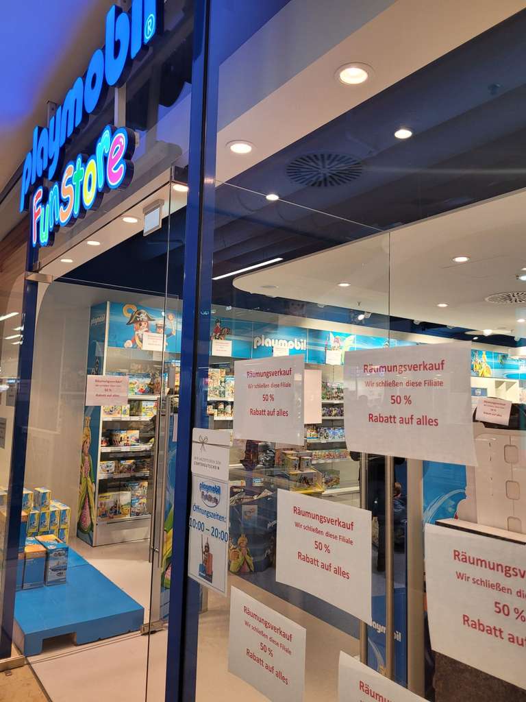 50% Rabatt im Playmobil Store Regensburg