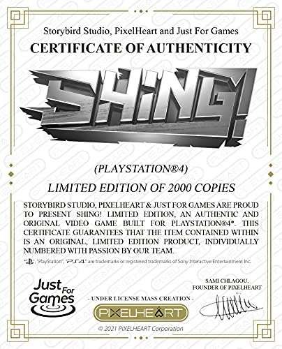 [Prime] Shing - Playstation 4 (Singleplayer oder bis zu 4 Spielern im lokalen Koop-Modus)