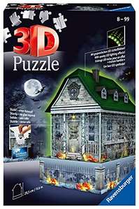 Ravensburger 11254 3D Puzzle Gruselhaus bei Nacht, 216 Teile