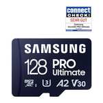 Samsung PRO Ultimate microSD-Karte + USB-Kartenleser, 128 GB, Für Smartphones, Drohne und Action-Cam