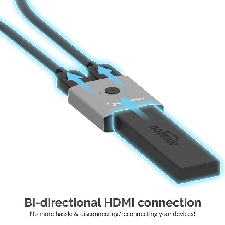 [Prime] Sabrent DA-HSW2 HDMI-Switch (bidirektional, bis 4K@60Hz)