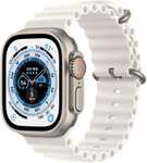 Apple Watch Ultra Titan 49mm Ocean Armband Weiß für 836,99€ inkl. Versandkosten
