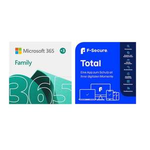 Microsoft Office 365 Family [6 User] + F-Secure Total Security inkl. VPN - 1 Jahr + 3 Monate