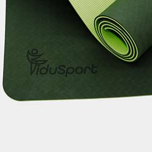 [Amazon Blitzangebot] Fidusport TPE Yogamatte Schultergurt für Fitness, Pilates und Gymnastik