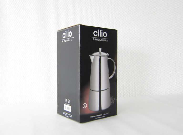 Cilio Espressokocher Treviso für 4 Tassen