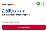 [Commerzbank + Payback] 50 € Startguthaben für Giro + jeweils 3.000 Payback-Punkte (=2*30 €) für kostenloses Giro / Depot (Personalisiert)