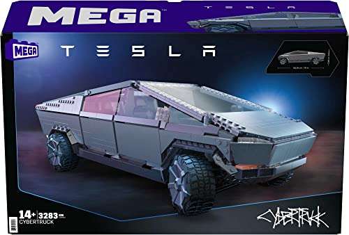 [Klemmbausteine] Mattel Mega Construx Tesla Cybertruck (GWW84) für 56,08 / 3.283 Klemmbausteine [Amazon.fr]
