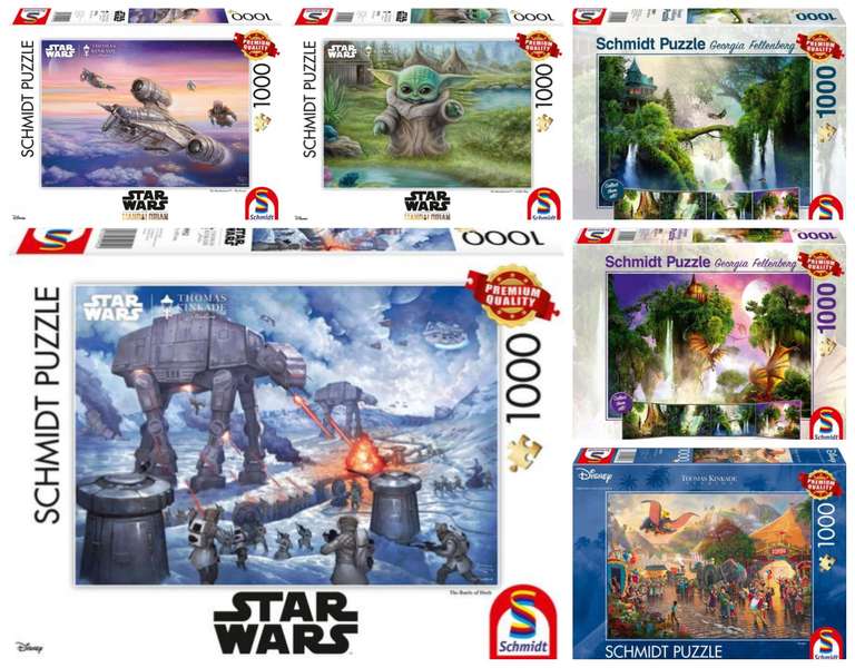 [Kultclub + NL] Puzzle Sammeldeal (30), z.B. Schmidt Spiele - Star Wars - Die Schlacht von Hoth | 1000 Teile