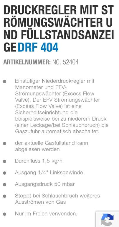 Aldi Süd/Kriftel Hessen: Gasdruckregler mit Manometer , für Gasgrill/Campingkocher, für Flaschen bis 11kg