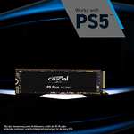 (Amazon / Mindfactory) Crucial P5 Plus 2TB PCIe 4.0 3D NAND NVMe M.2 Gaming Solid State Laufwerk, bis zu 6600MB/s - CT2000P5PSSD8