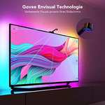 Govee DreamView T1 TV LED Hintergrundbeleuchtung, WiFi Hintergrundbeleuchtung mit Kamera für 55-65 Zoll TV und PC | 75-85 Zoll für 64,99€