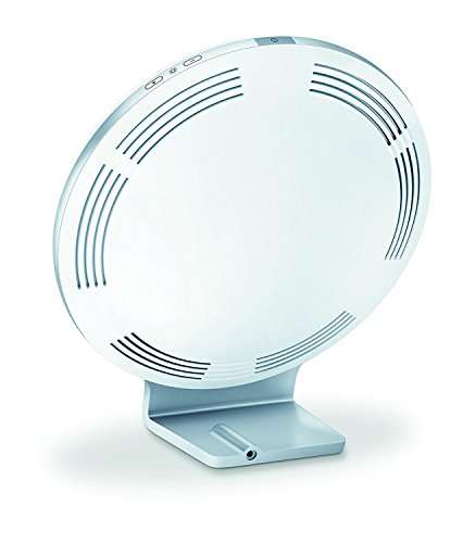 Beurer TL 100 (Durchmesser 33 cm) 2-in-1 LED Tageslichtlampe und Stimmungslicht, mit Farbwechselfunktion, bequeme App Steuerung