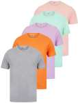 10x Tokyo Laundry Spectre Baumwoll T-Shirts in verschiedenen Farben (2x 5er Pack) | Gr. S - XXL, meist 100 % Baumwolle | 5,36 €/Shirt