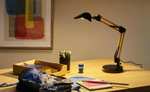 Wofi LED-Schreibtischleuchte, 1-flammig, `Bagger` Scoop Baggerschaufel 4W LED gelb/schwarz