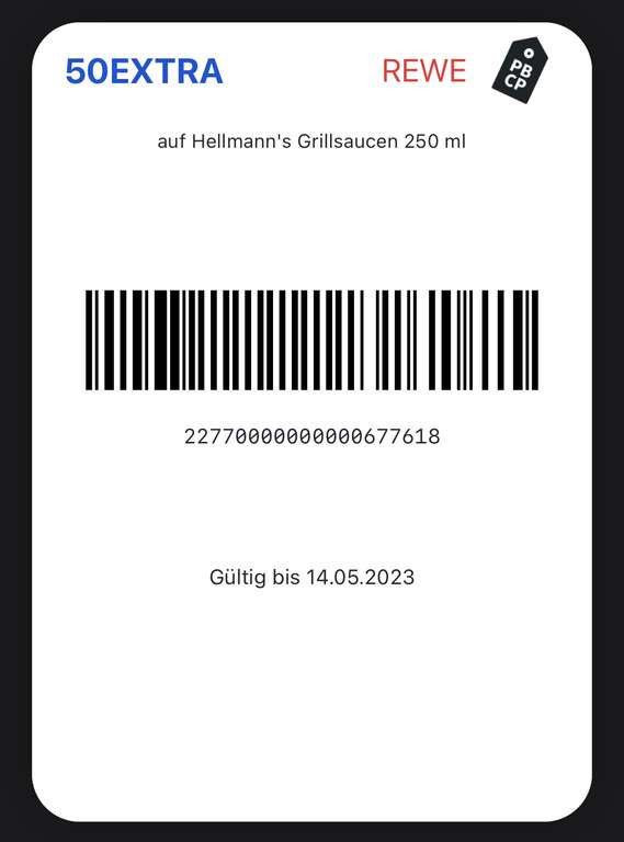 Rewe x Hellmanns (Grill-) Saucen je 1,49 € - mit PayBack effektiv 0,99 € möglich (50 Extra Punkte)