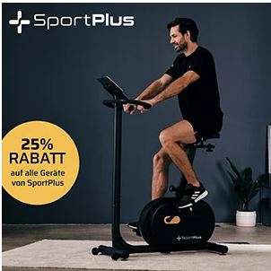 (o2 Priority) 25% Rabatt auf Fitnessgeräte von SportPlus - z.B. Wasserrudergerät SP-MR-011 für 375€