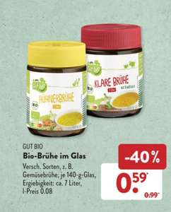 Aldi Süd Bio Brühe im Glas 0,59€ - Versch. Sorten