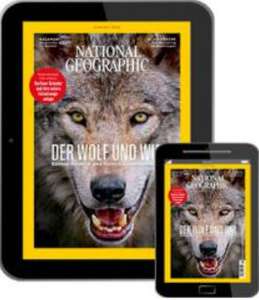 National Geographic ePaper Abo (12 Ausgaben) für 44,46 € mit 45 € BestChoice-Gutschein bei Hobby + Freizeit