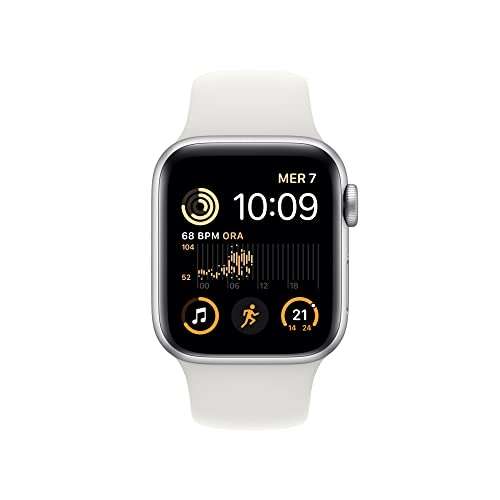 Apple Watch SE 2022 GPS 40mm silber