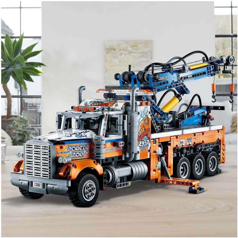 LEGO Technic 42128 Schwerlast-Abschleppwagen inkl. 2 Geschenke 40523 Osterhasen und 30643 Osterhühner