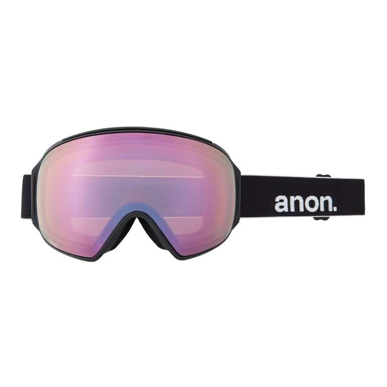 Anon M4 Skibrille MFI (Toric/Cylindrical), Farbe Black, 2 Lenses (Cat.2 Green/Cat.3 Pink)