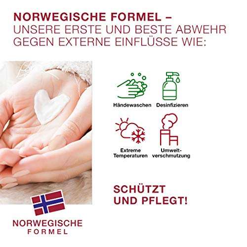 (Prime Spar-Abo) Neutrogena Norwegische Formel Handcreme, mit Glycerin, leichte Formel - sofort einziehend, nicht fettend, 75ml