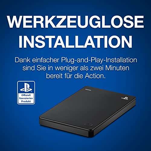 Seagate Game Drive für PlayStation 4 / Playstation 5, 2TB externe Festplatte