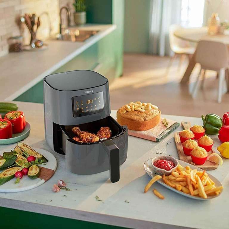 Philips Airfryer L Connected HD9255/60 Heißluftfritteuse (1400W, 4.1l, 13 Programme, WLAN, App)